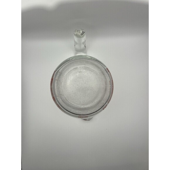 Pyrex Metric Only Glass Measuring Cup with Spout Red Lettering - Picture 3 of 6